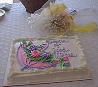 the cake