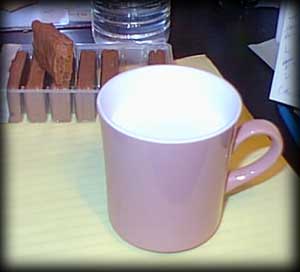 Tim Tams vs. milk:  everybody wins