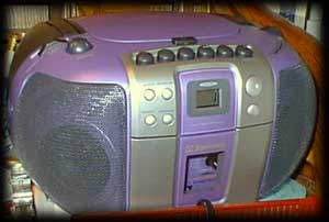 Groovy Grape CD player