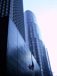 E. Midtown skyscraper