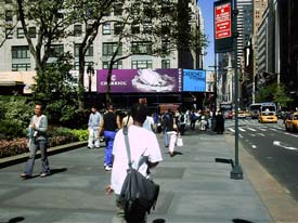 5th Avenue, facing 42nd