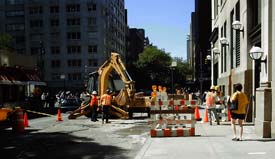 Construction in the West Village