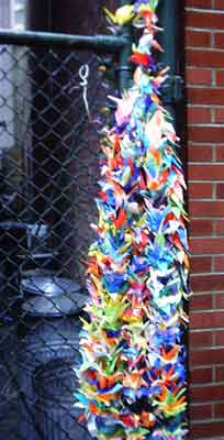 paper cranes for firefighters