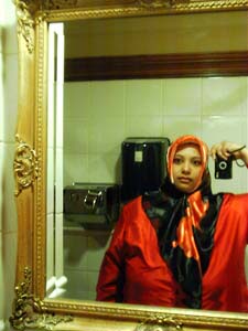 EJ in a hijab