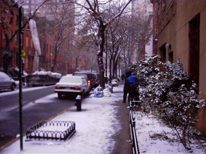 Snowy street